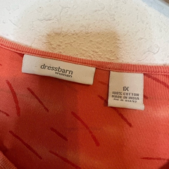 3/$25 🙌🏼 Dressbarn Groovy Beaded Star Affirmation Graphic Tee 1X - Picture 5 of 5